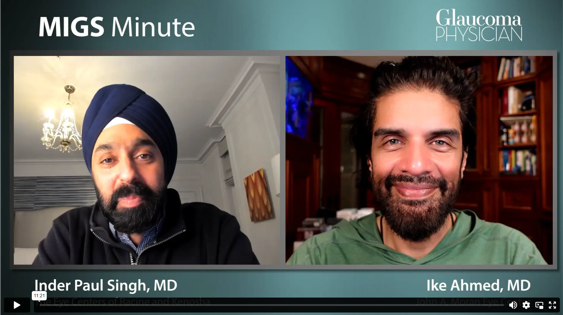 Episode 2: Inder Paul Singh, MD and Ike Ahmed, MD discuss the benefits of adopting an interventional glaucoma mindset.